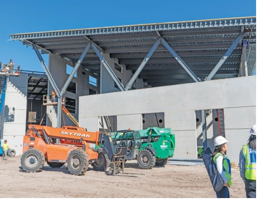 Construction Equipment Rental Background